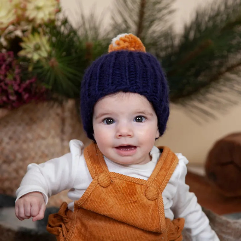 Acorn Journey Chunky Beanie - Navy