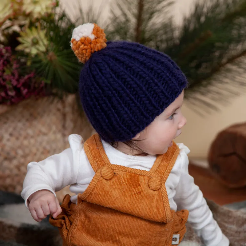 Acorn Journey Chunky Beanie - Navy