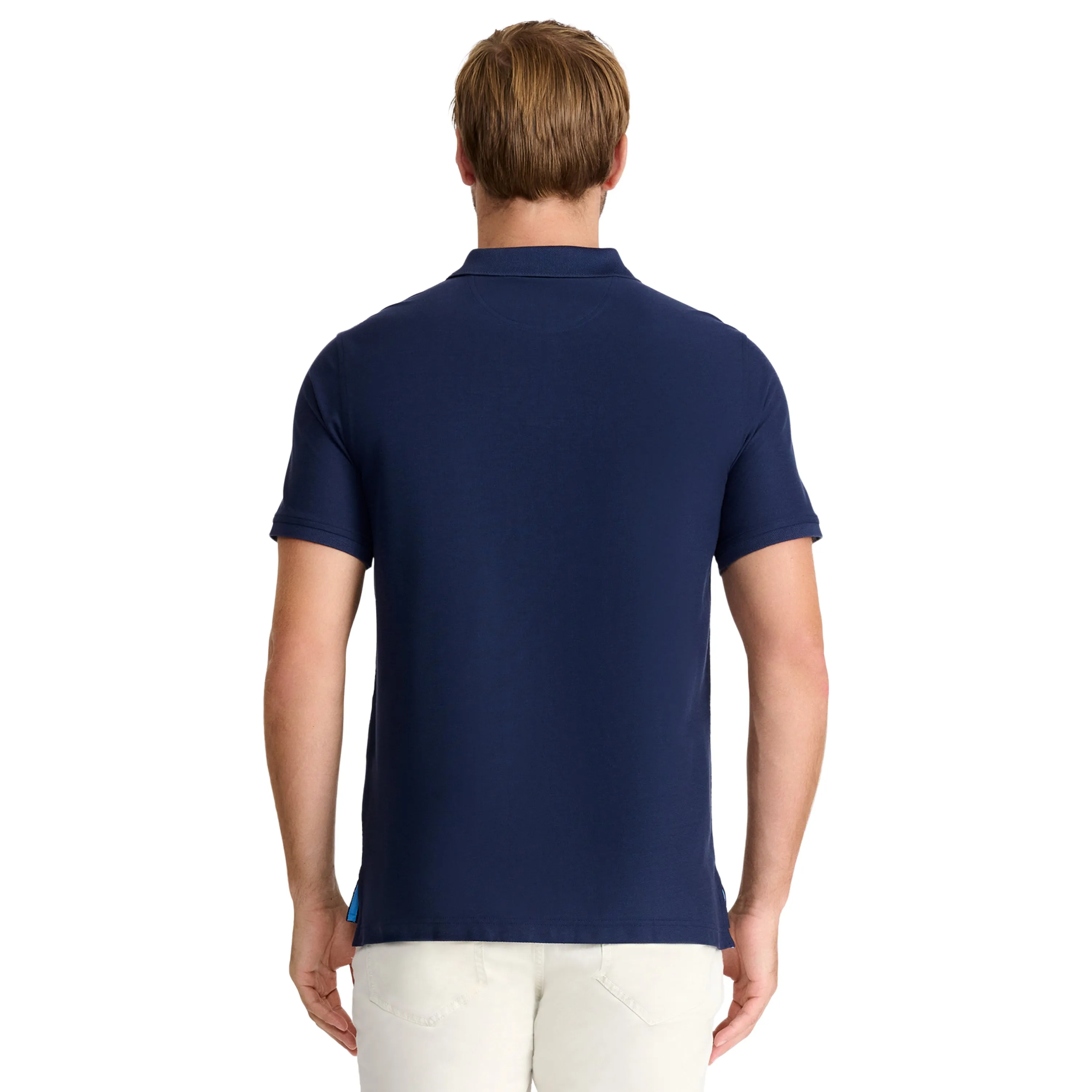 ADVANTAGE PERFORMANCE SHORT-SLEEVE POLO - PEACOAT