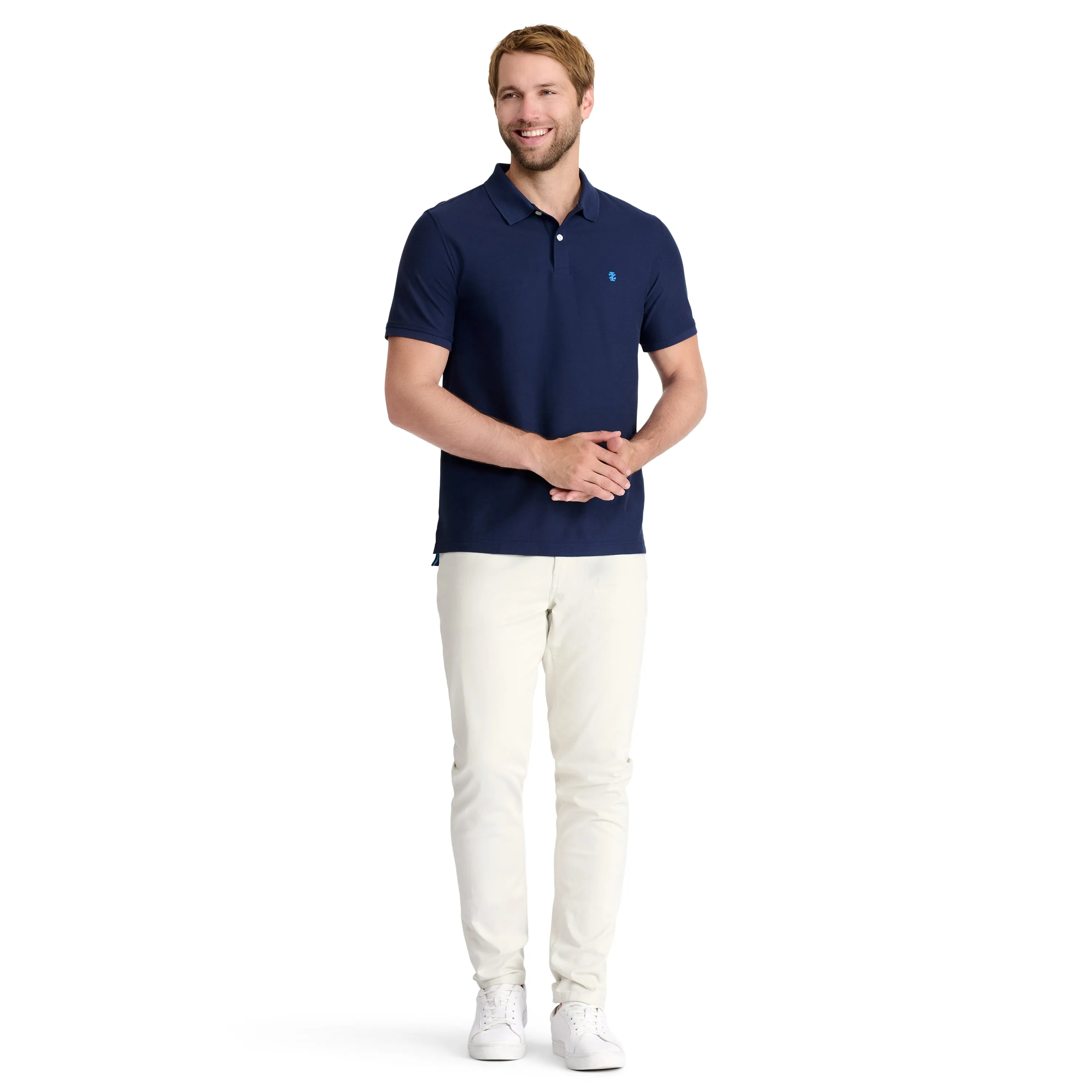 ADVANTAGE PERFORMANCE SHORT-SLEEVE POLO - PEACOAT