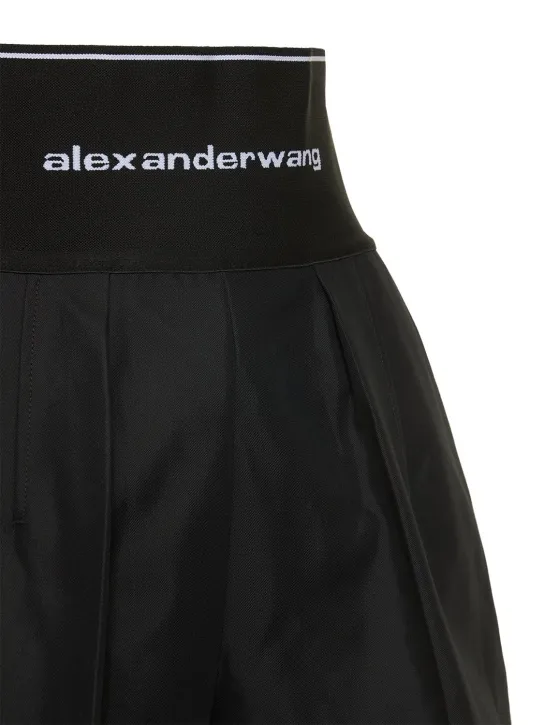 Alexander Wang   Tailored cotton &amp; nylon shorts 