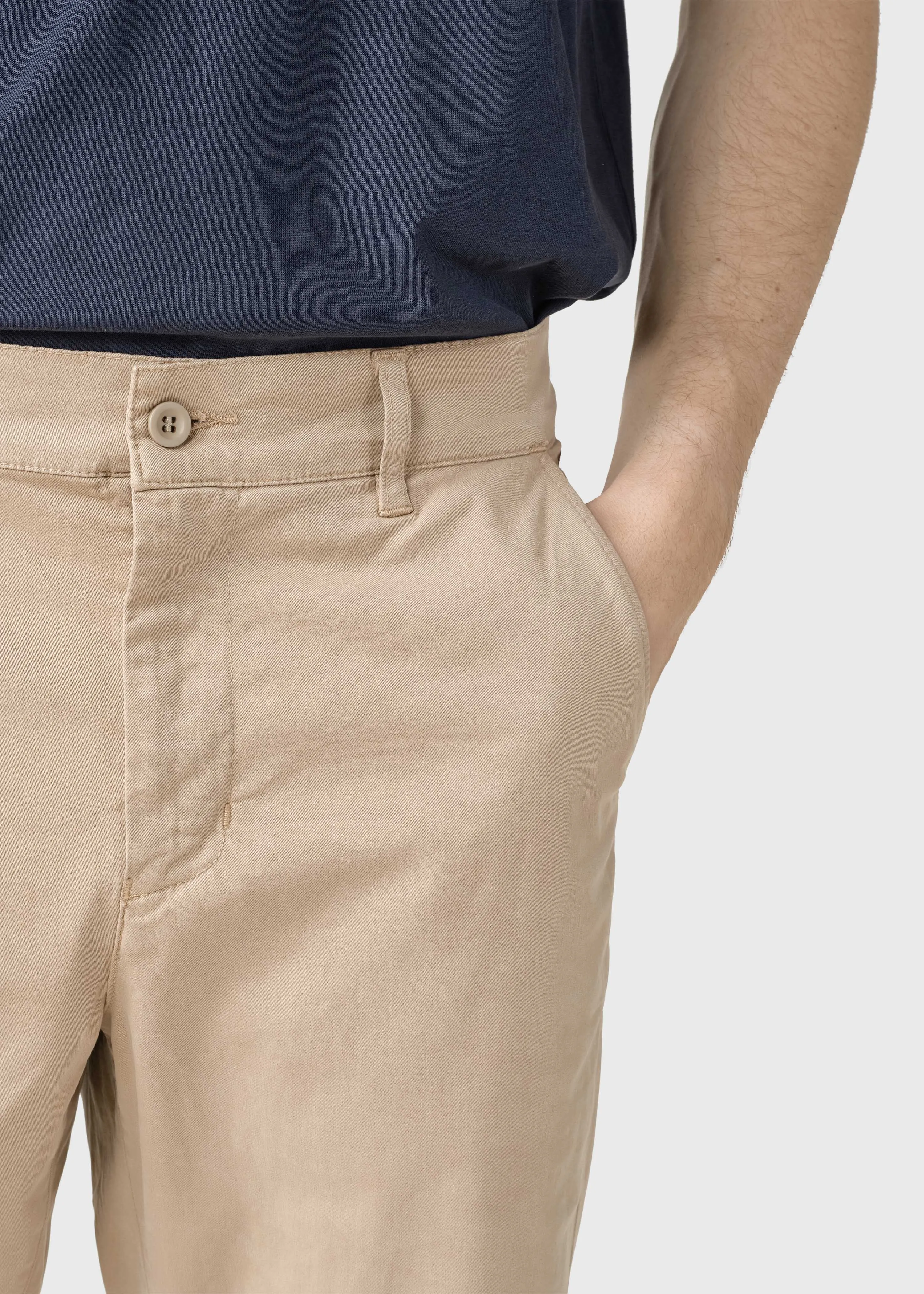 Allan twill pants - Sand