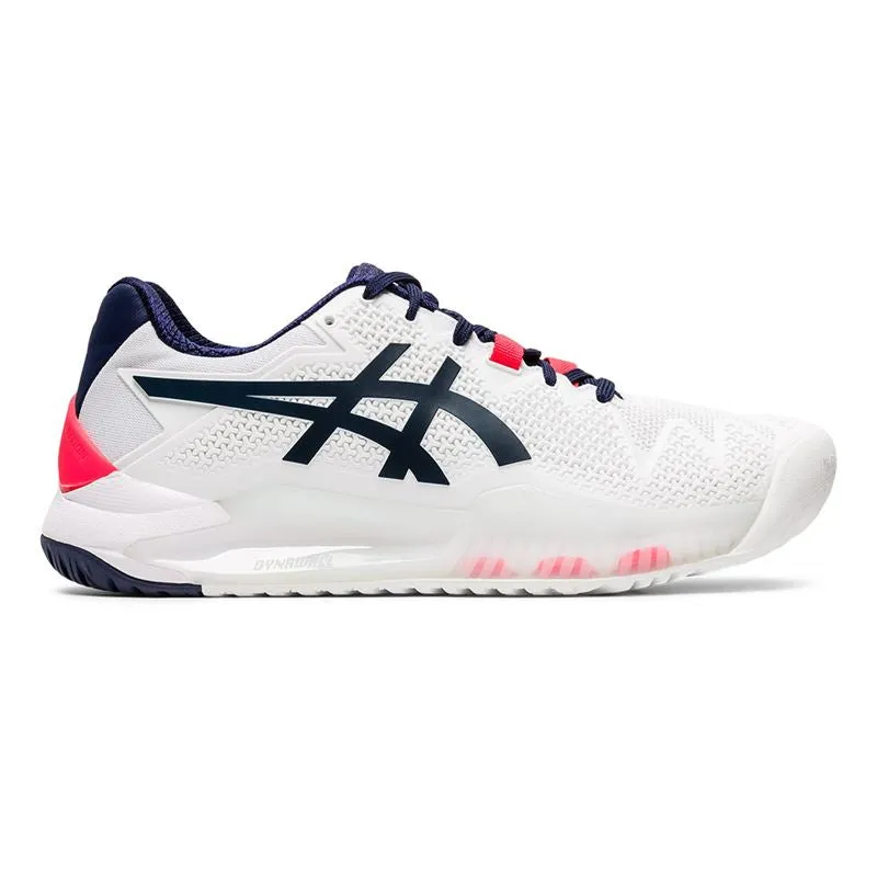 Asics Gel Resolution 8 (White/Peacoat)