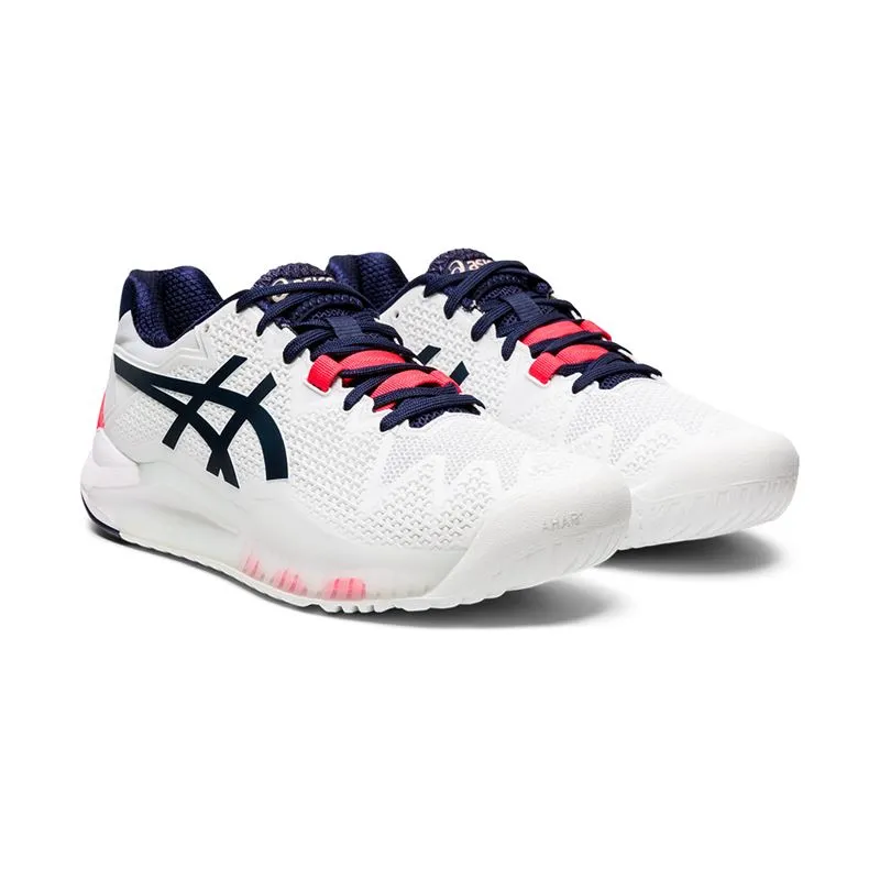 Asics Gel Resolution 8 (White/Peacoat)