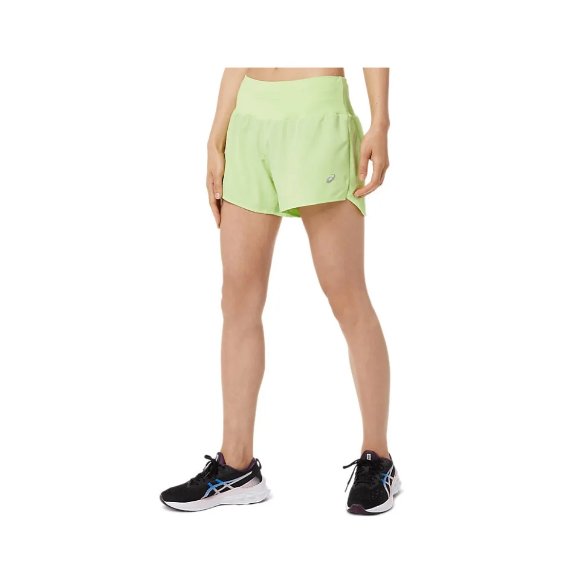 Asics Road 3.5IN Shorts Lime Green Woman