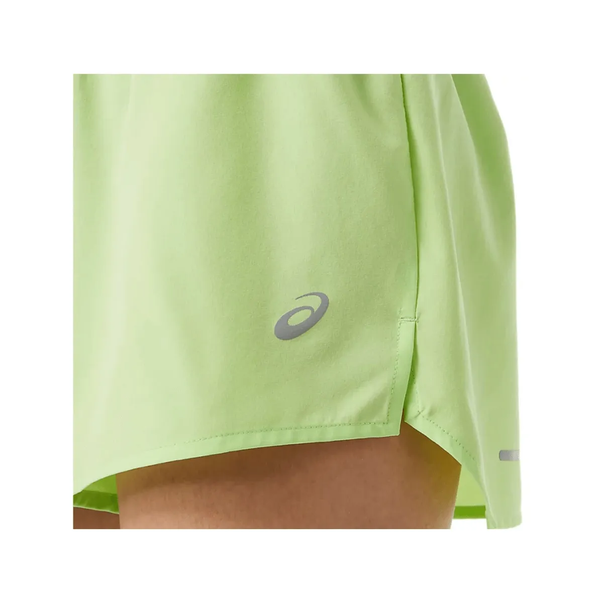 Asics Road 3.5IN Shorts Lime Green Woman