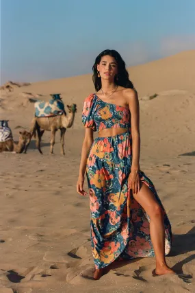 AYA JADIA FLORAL MAXI DRESS