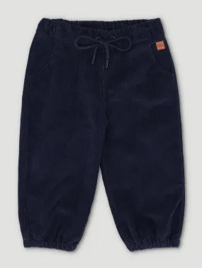 Baby Boys Peacoat Cord Pants