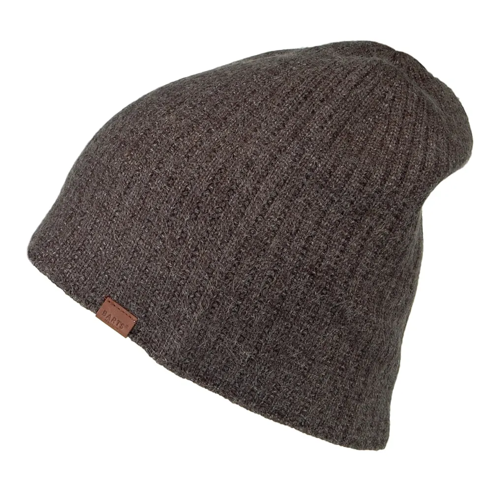 Barts Hats Levir Slouch Beanie Hat - Grey