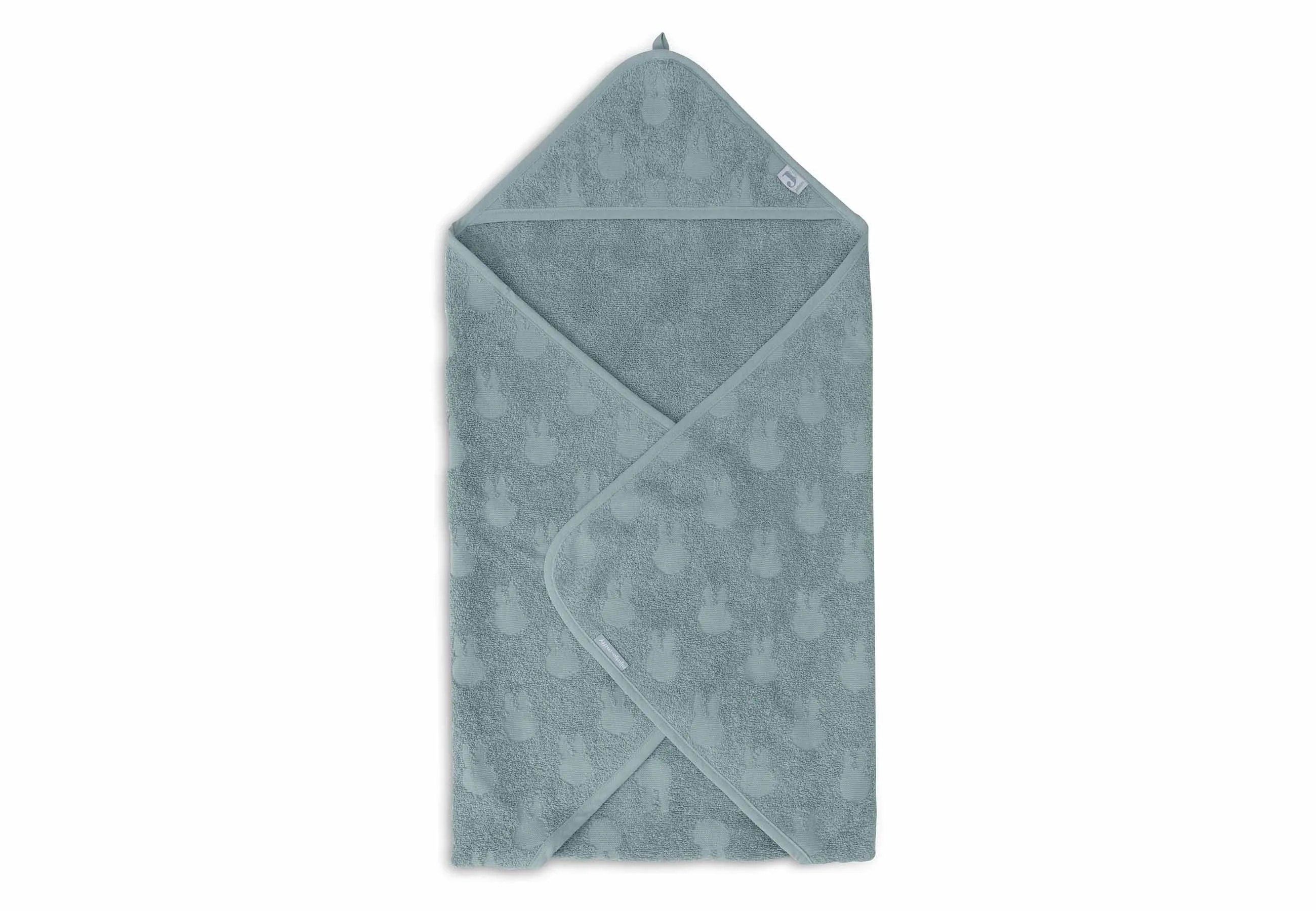 Bath cape Terry 75x75cm Miffy Jacquard - Sea Green