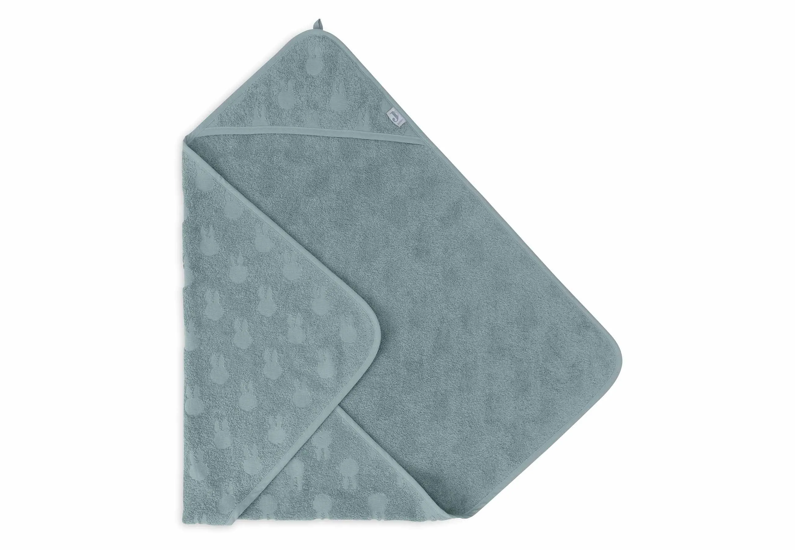 Bath cape Terry 75x75cm Miffy Jacquard - Sea Green