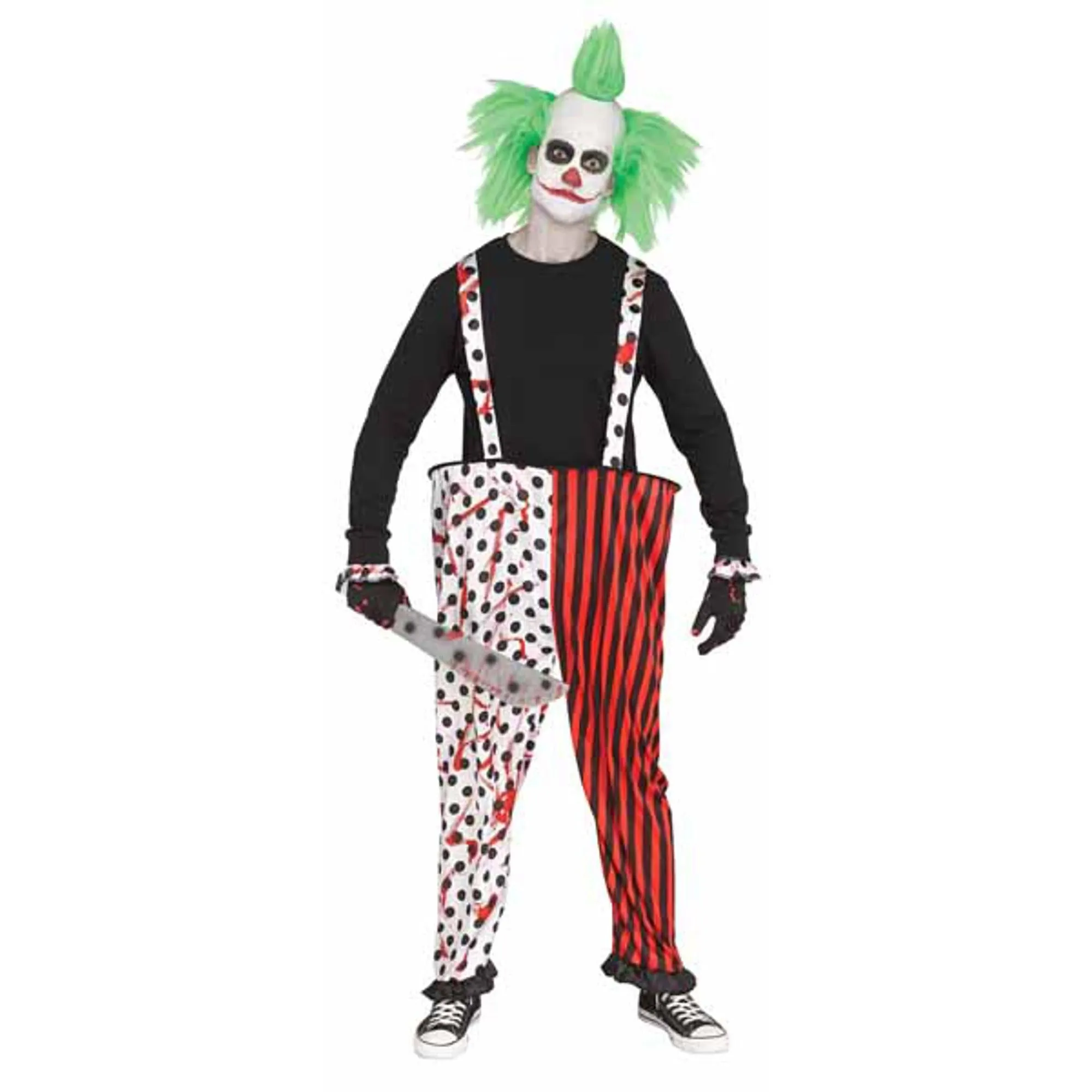 Bloody Clown Pants & Gloves Set