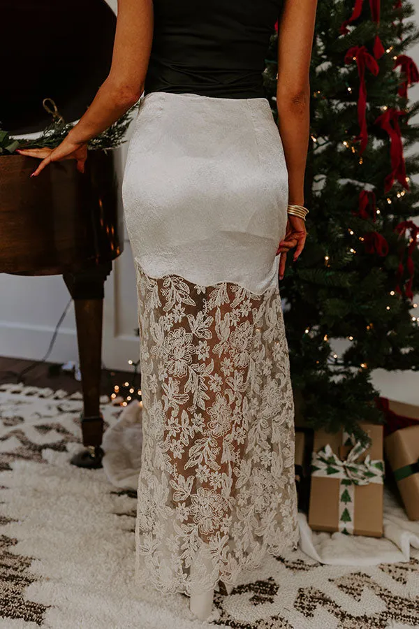 Boho Love High Waist Lace Skirt