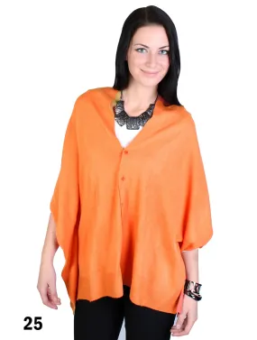 Button Scarf Cape (Assorted Colours)