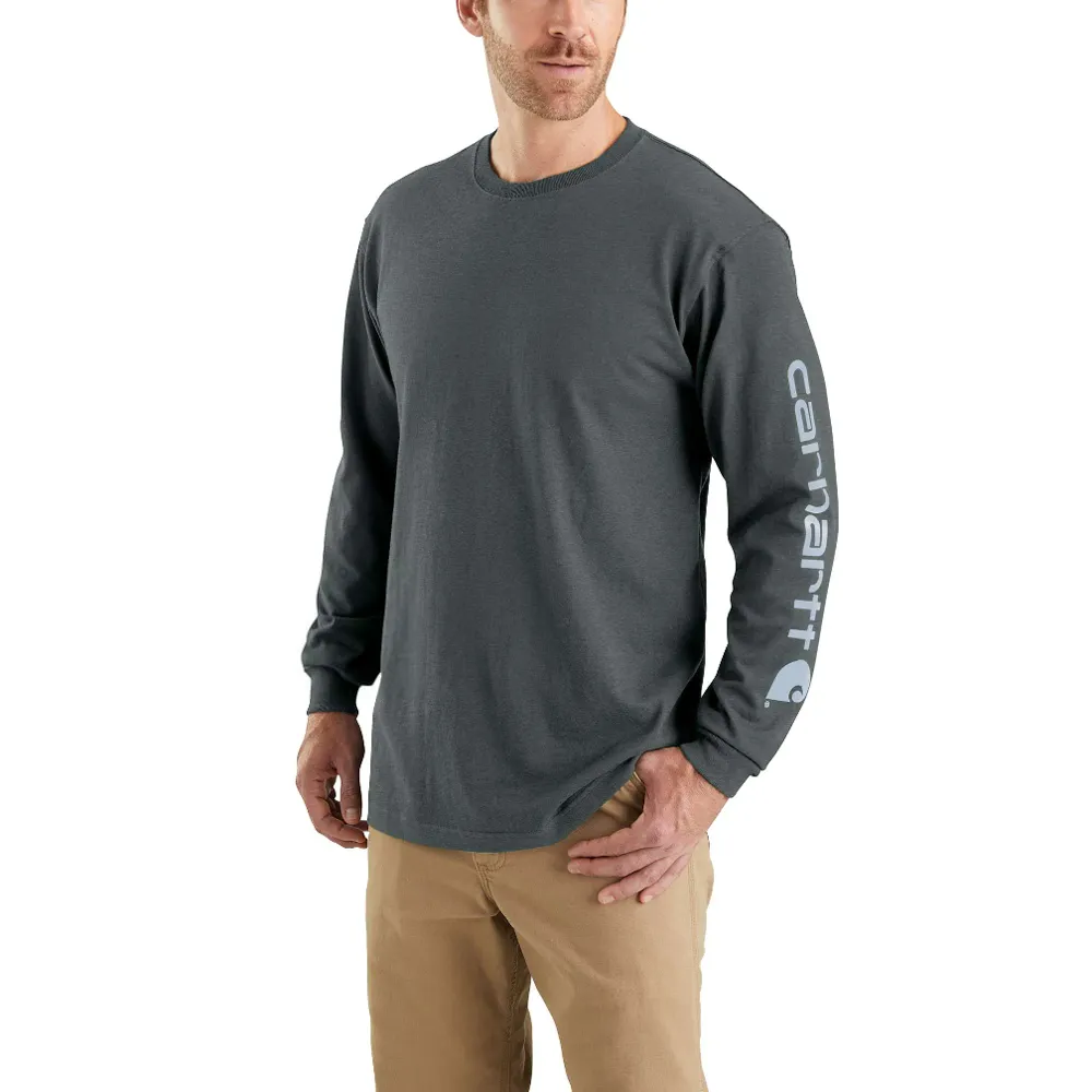 Carhartt EK231 Relaxed Fit Heavyweight Long Sleeve Graphic T-Shirt Top