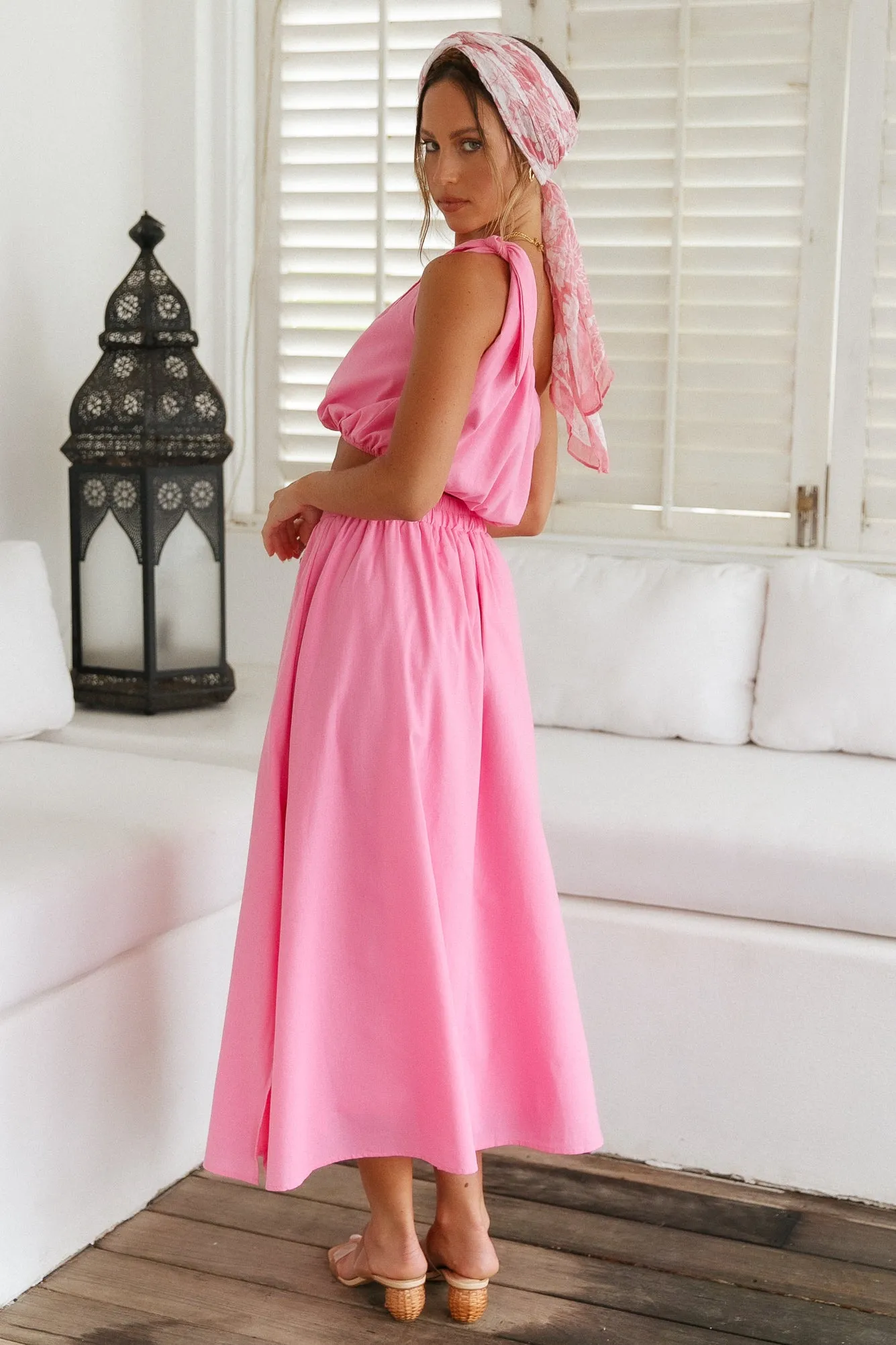 Carpe Diem Maxi Skirt Pink