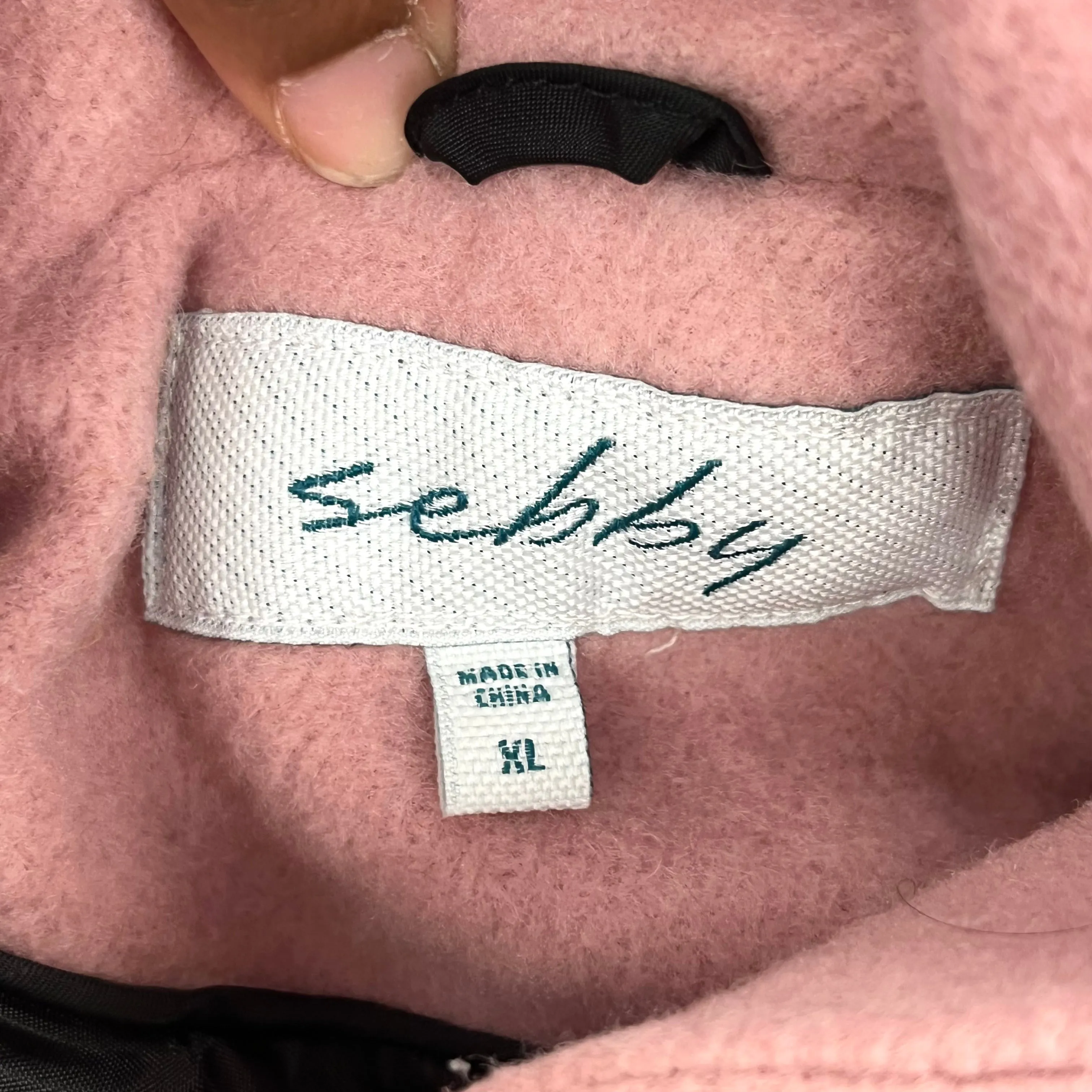 Coat Peacoat By Sebby In Pink, Size: Xl