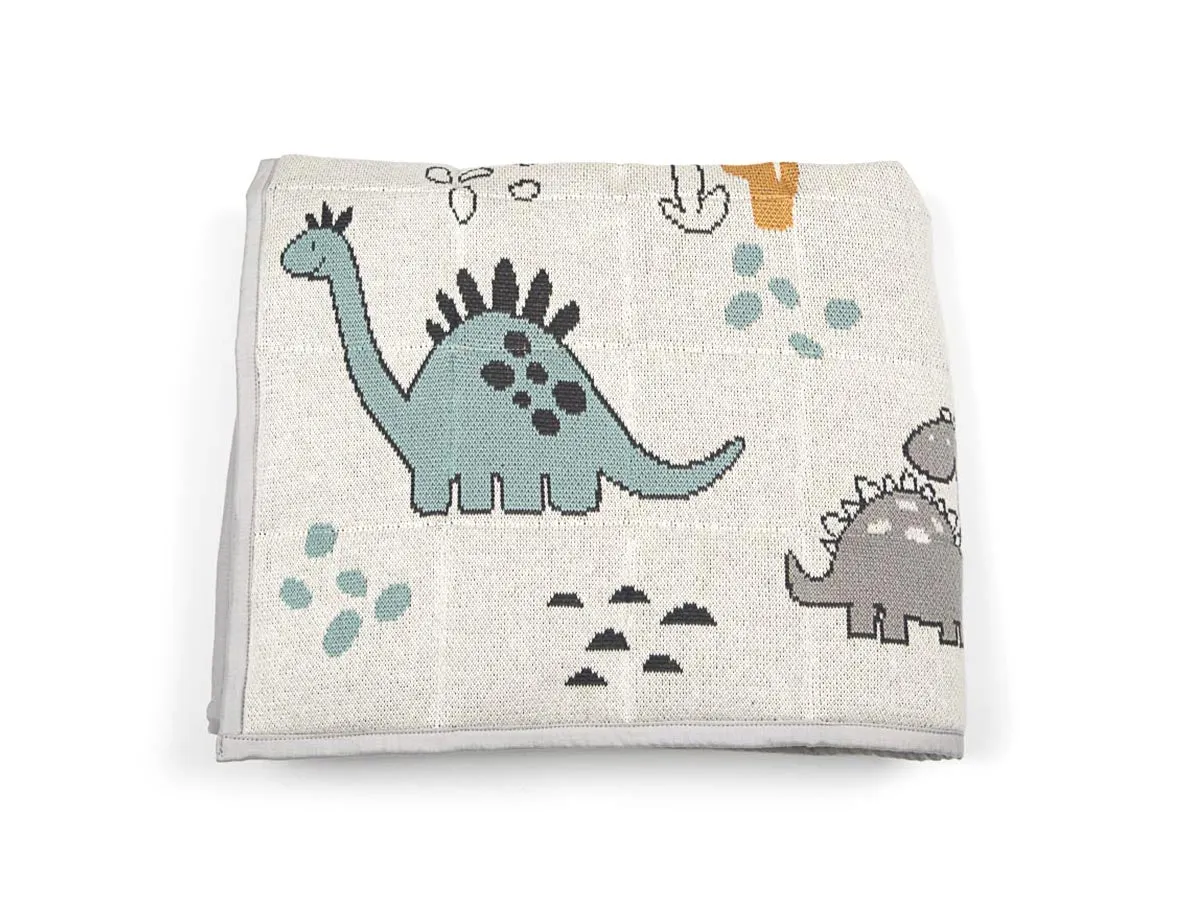 Dino Dinosaur Baby Toddler Quilted Play Mat Nursery Blanket Quilt