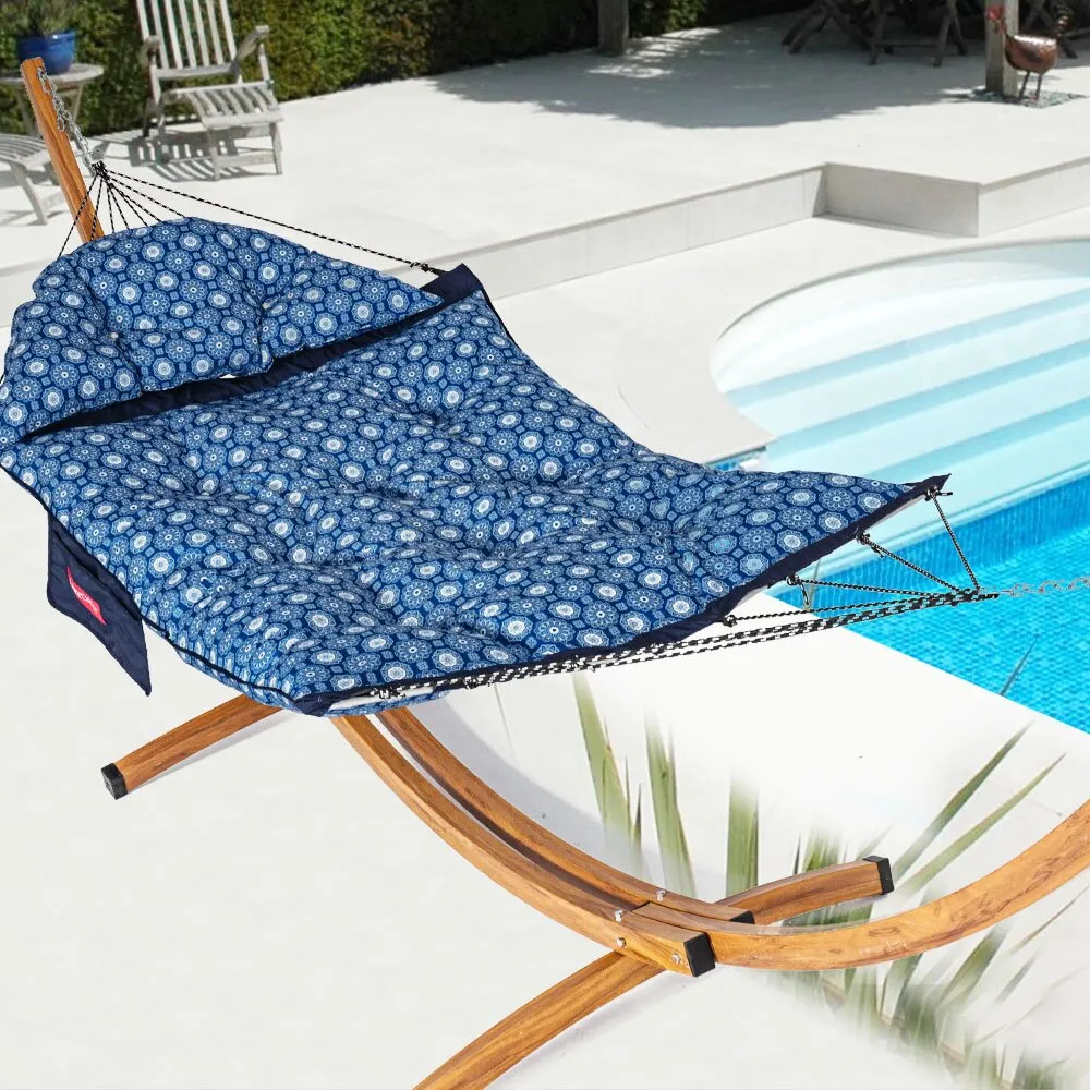 Double Hammock with Curved Spreader Bar