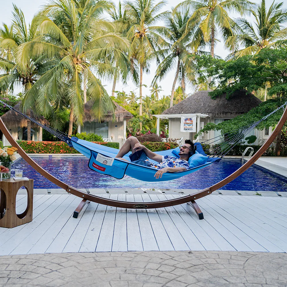 Double Hammock with Curved Spreader Bar