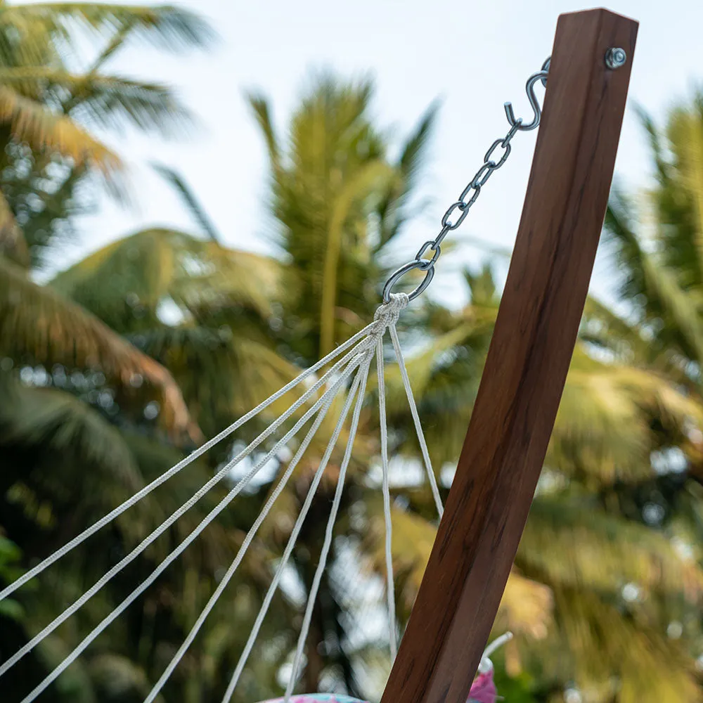 Double Hammock with Curved Spreader Bar