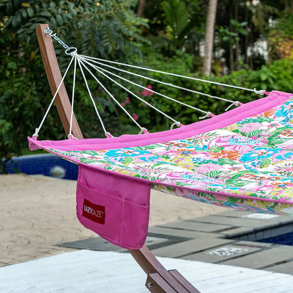 Double Hammock with Curved Spreader Bar