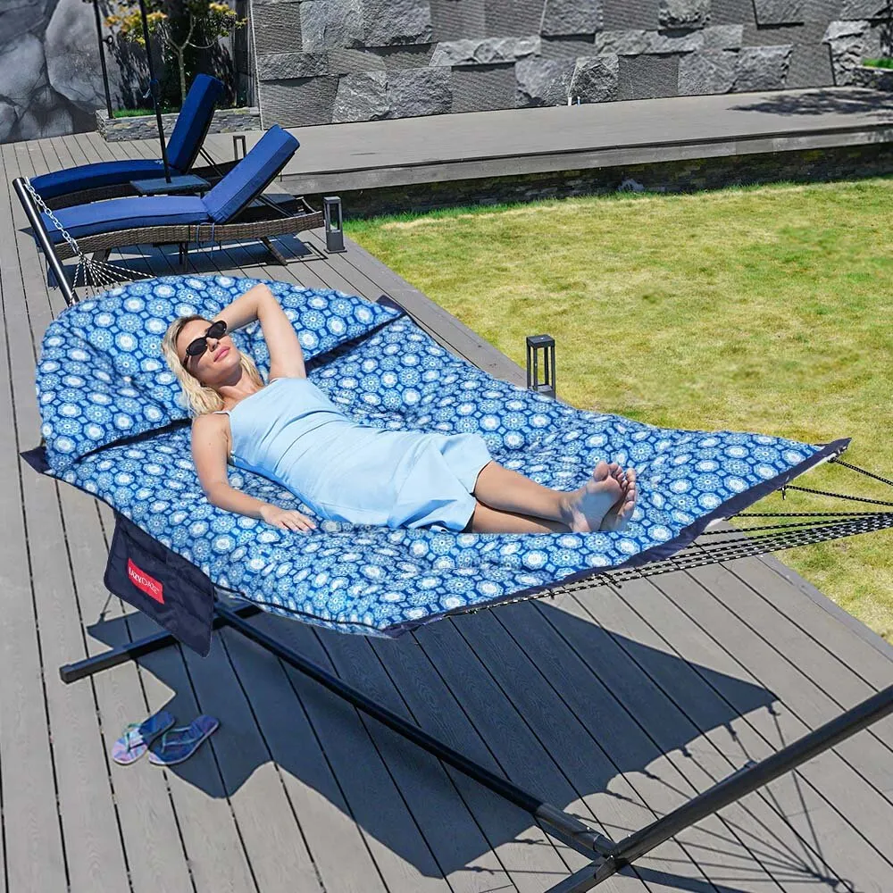 Double Hammock with Curved Spreader Bar