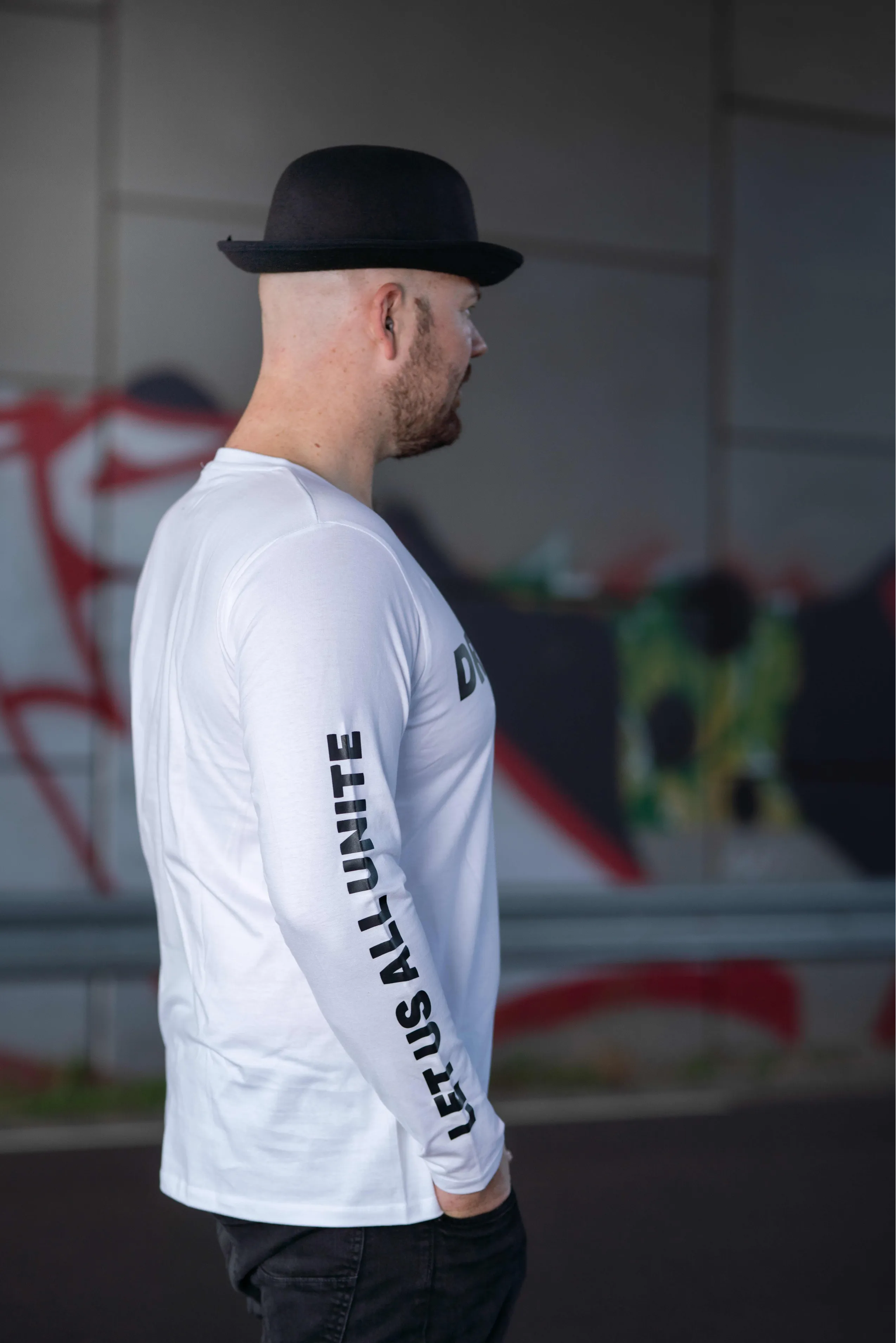 Dr. Peacock - Billie T-shirt Long Sleeve (White/Black)