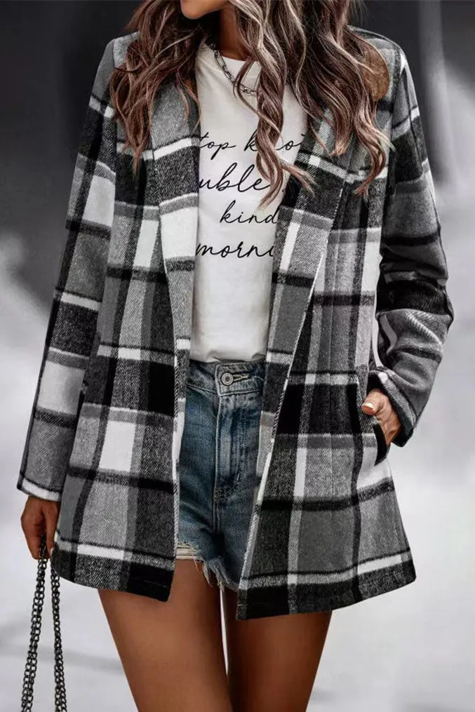 elveswallet Know You Better Plaid Shacket