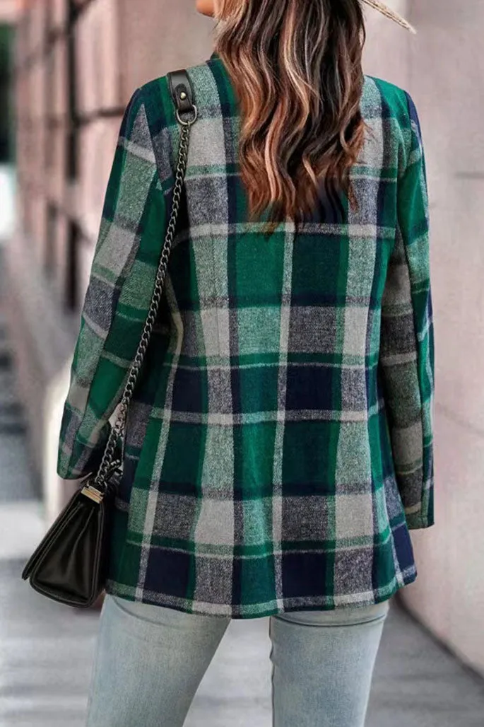 elveswallet Know You Better Plaid Shacket