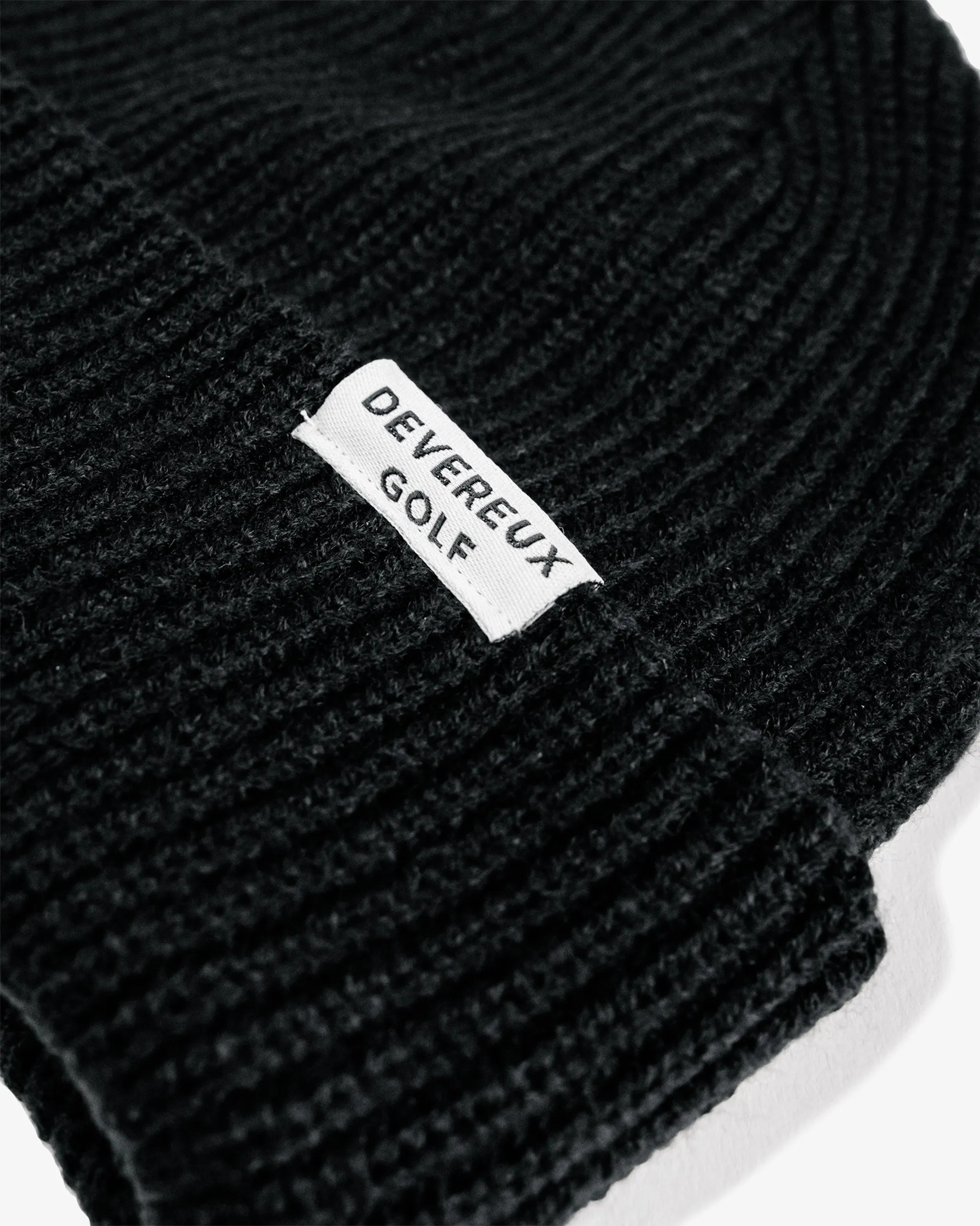 Fisherman Beanie - Black