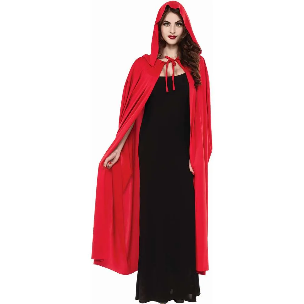 Full Length Fabric Hooded Cape