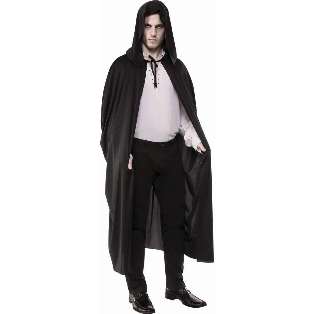 Full Length Fabric Hooded Cape