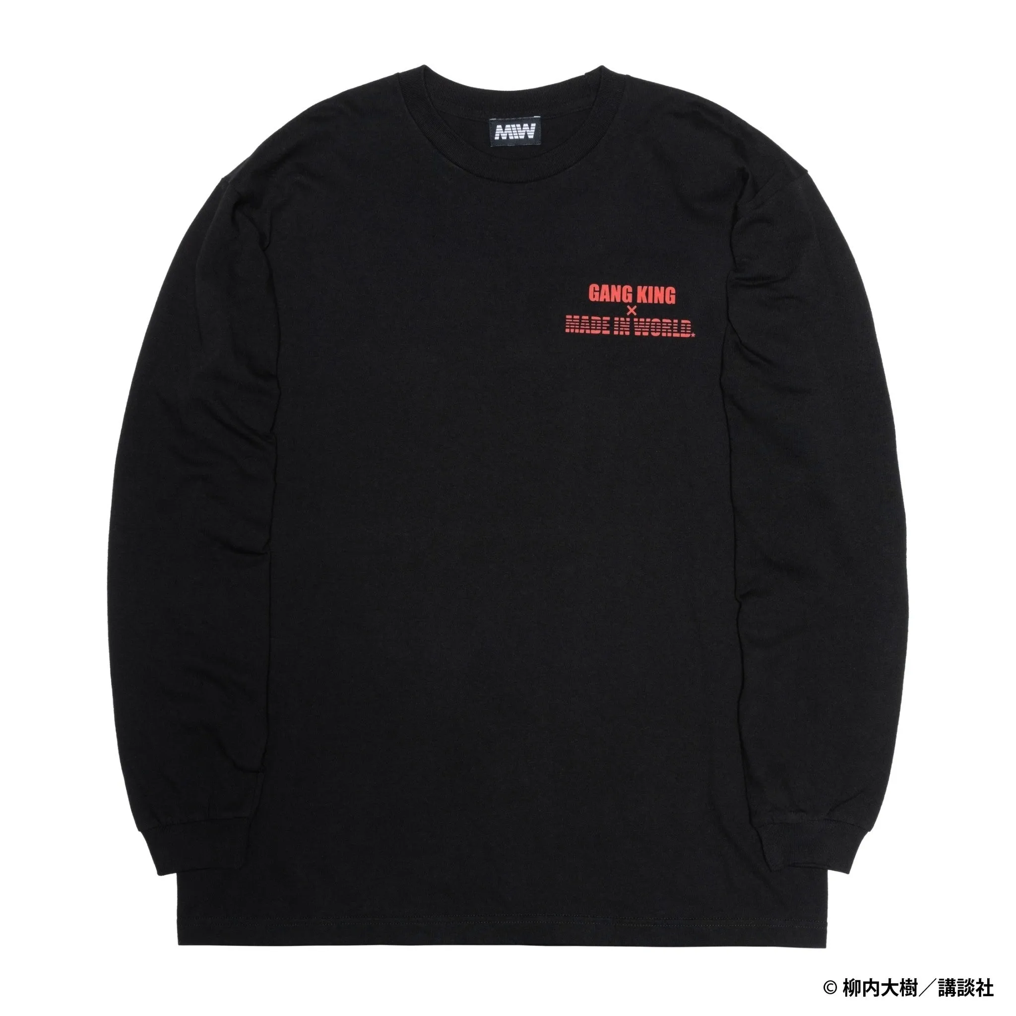 GANGKING long sleeve tee(baragaku)black