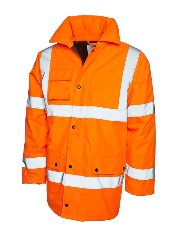 Hi-Vis Road Safety Jacket - Traffic Coat