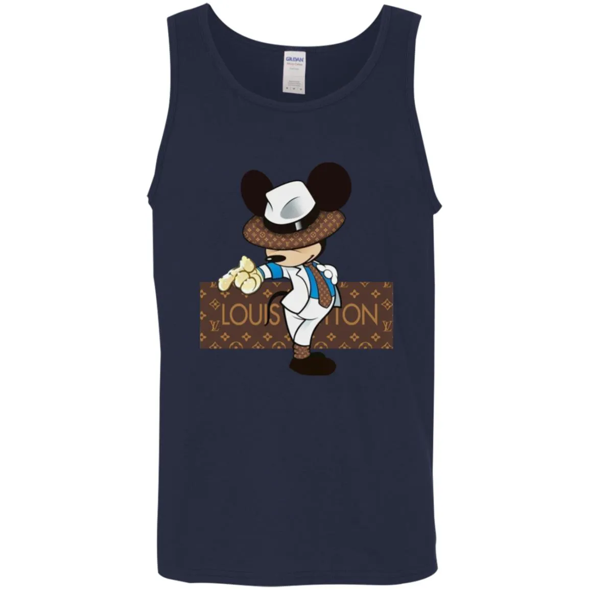 Louis Vuitton Mickey Dance Tshirt Men Cotton Tank