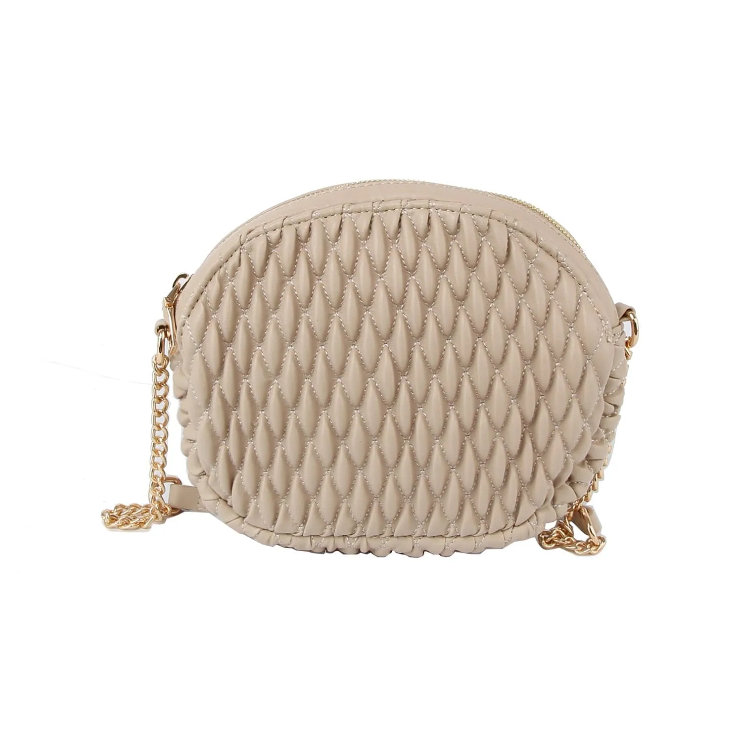 LP102Z Rory Quilted Crossbody Bag With Chain Strap