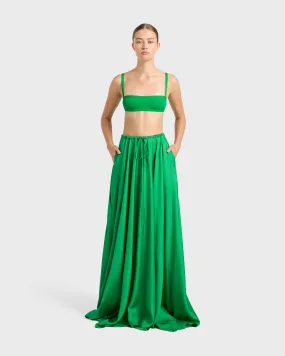 Marfa Maxi Circle Skirt - Kelly