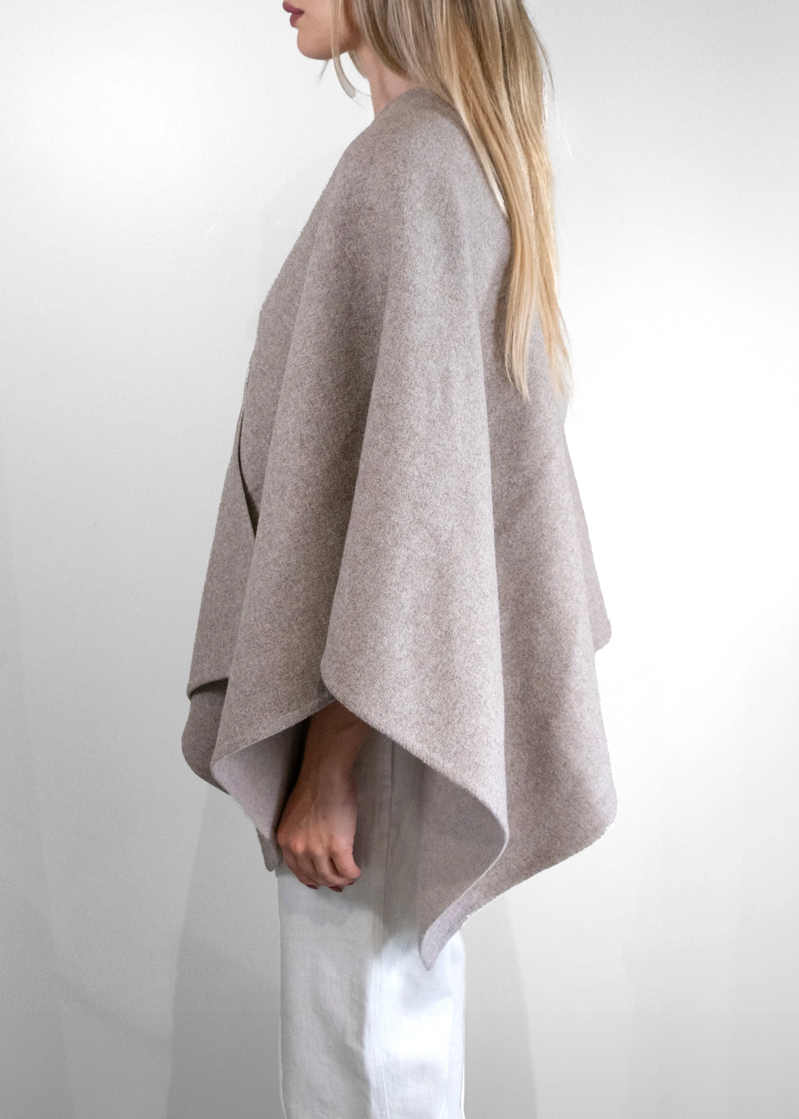 Max Mara Reversible Alpaca Cape