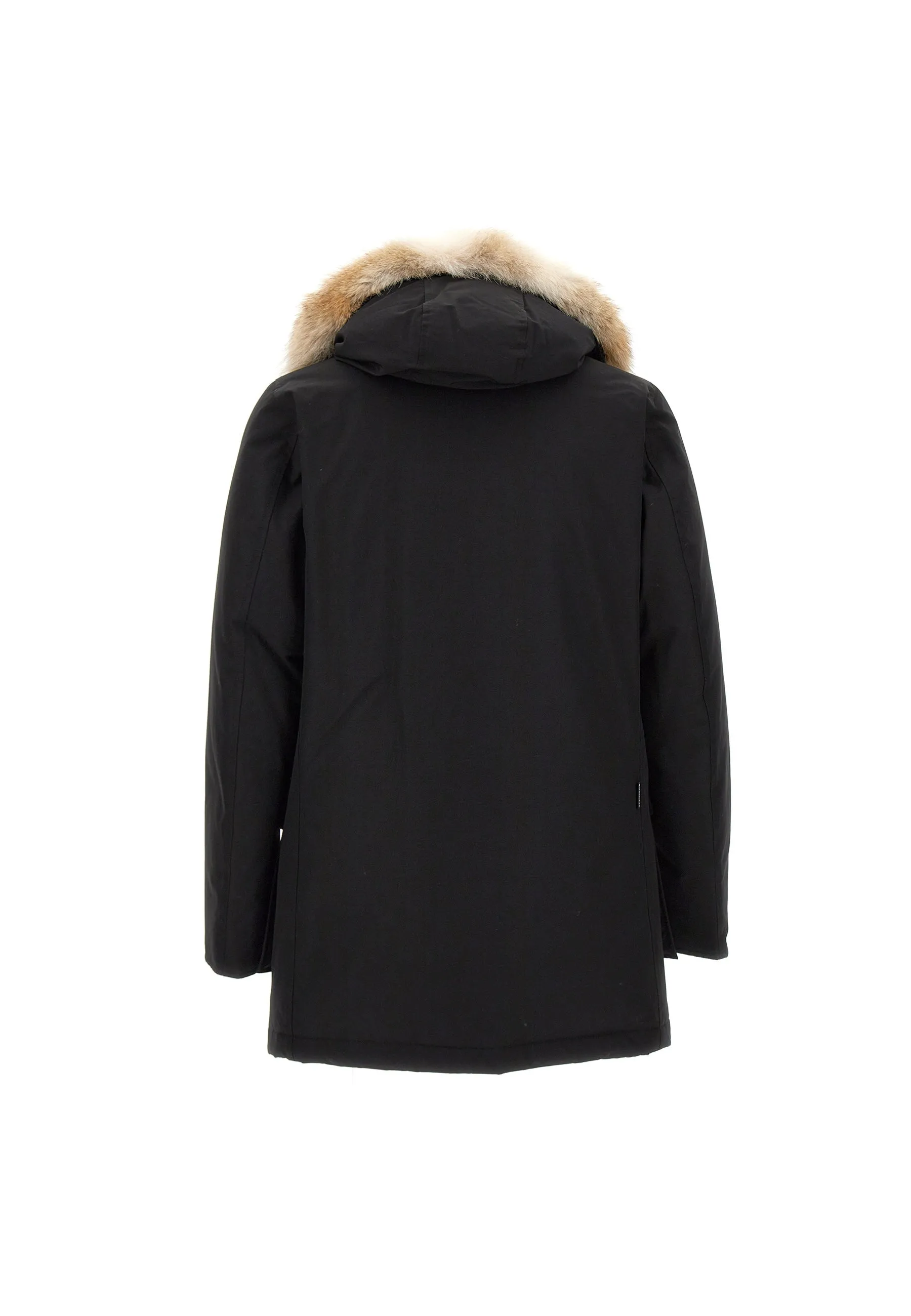 Men's Arctic Parka Black Down Coat