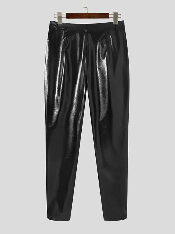 Mens Sexy Skinny PU Leather Pants SKUI84286