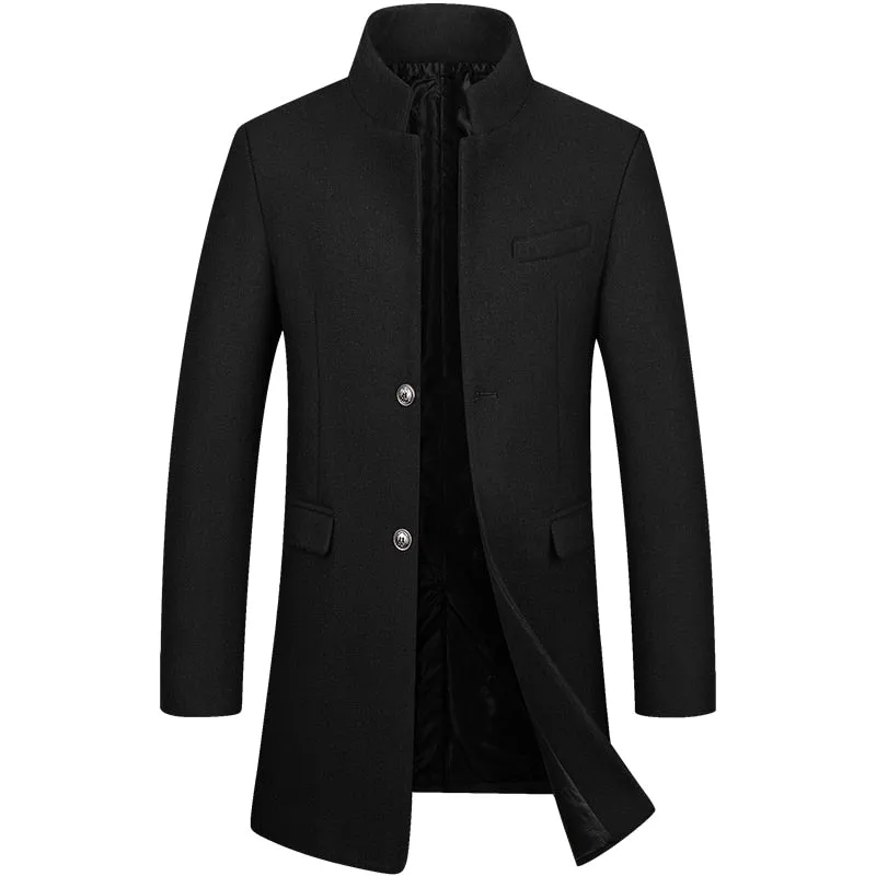 Männer Mantel Winter,  Peacoat, Kaschmir, Wollmantel,