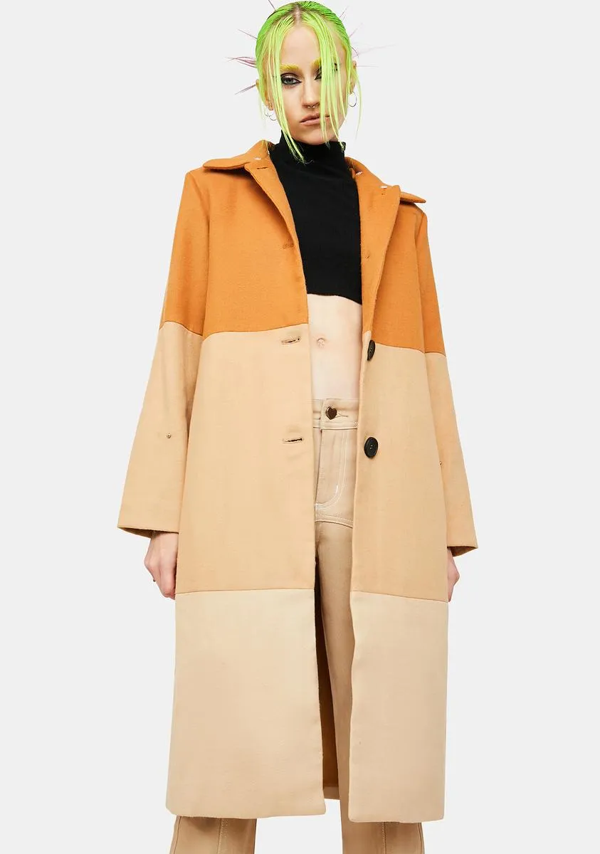 Morning Mood Three Tone Coat