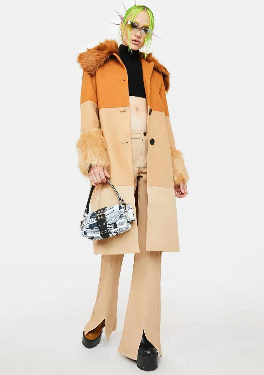 Morning Mood Three Tone Coat