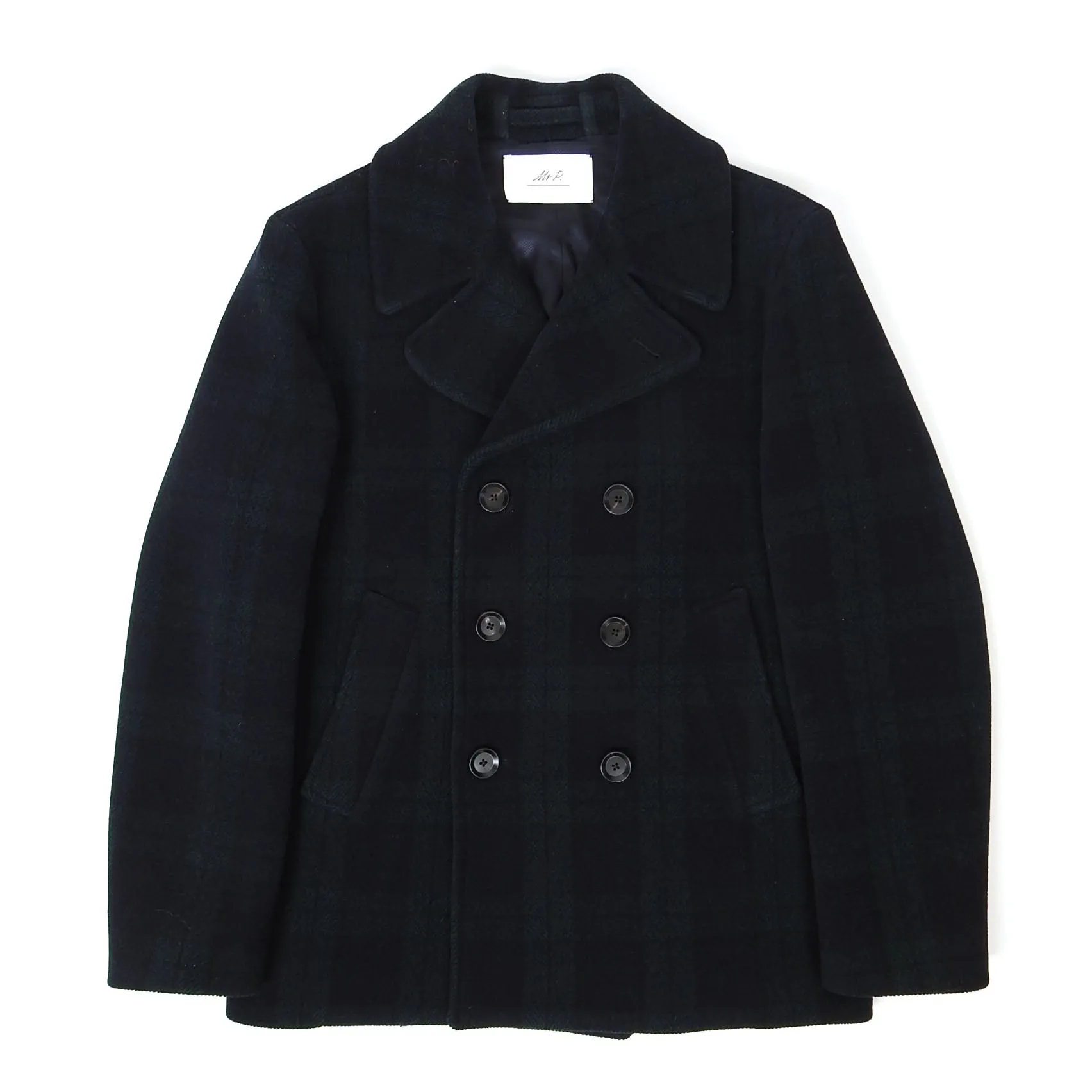 Mr. P Blackwatch Peacoat Size Medium