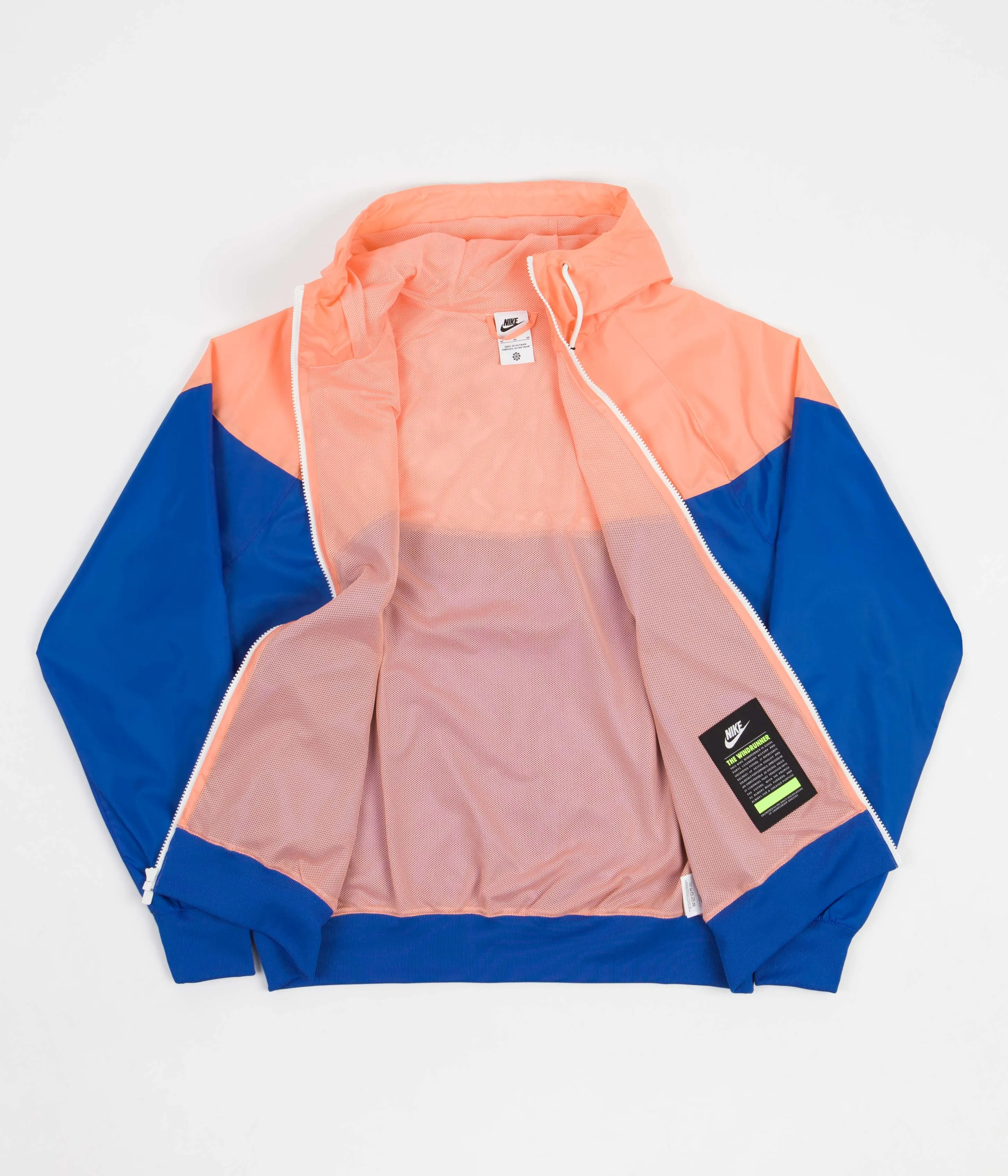 Nike Windrunner Jacket - Signal Blue / Crimson Bliss / Sail