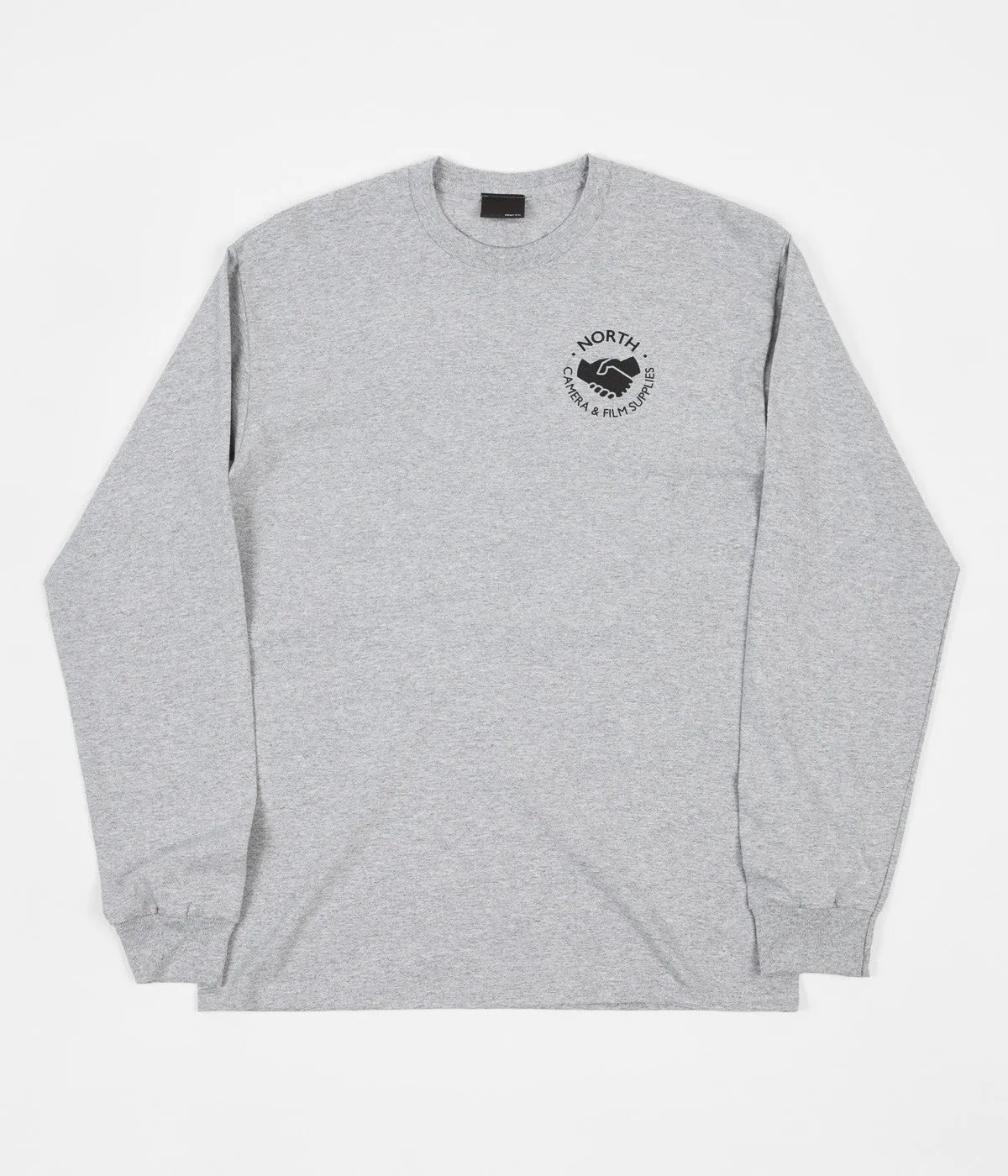 North Film Supplies Long Sleeve T-Shirt - Grey / Black