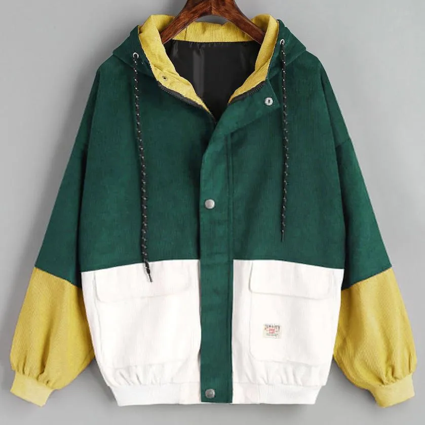 Outerwear Coats Long Sleeve Corduroy Jacket