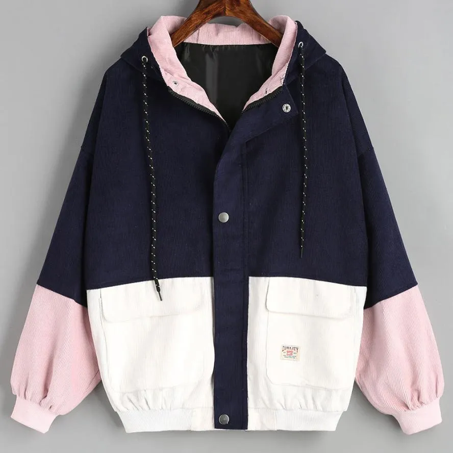 Outerwear Coats Long Sleeve Corduroy Jacket