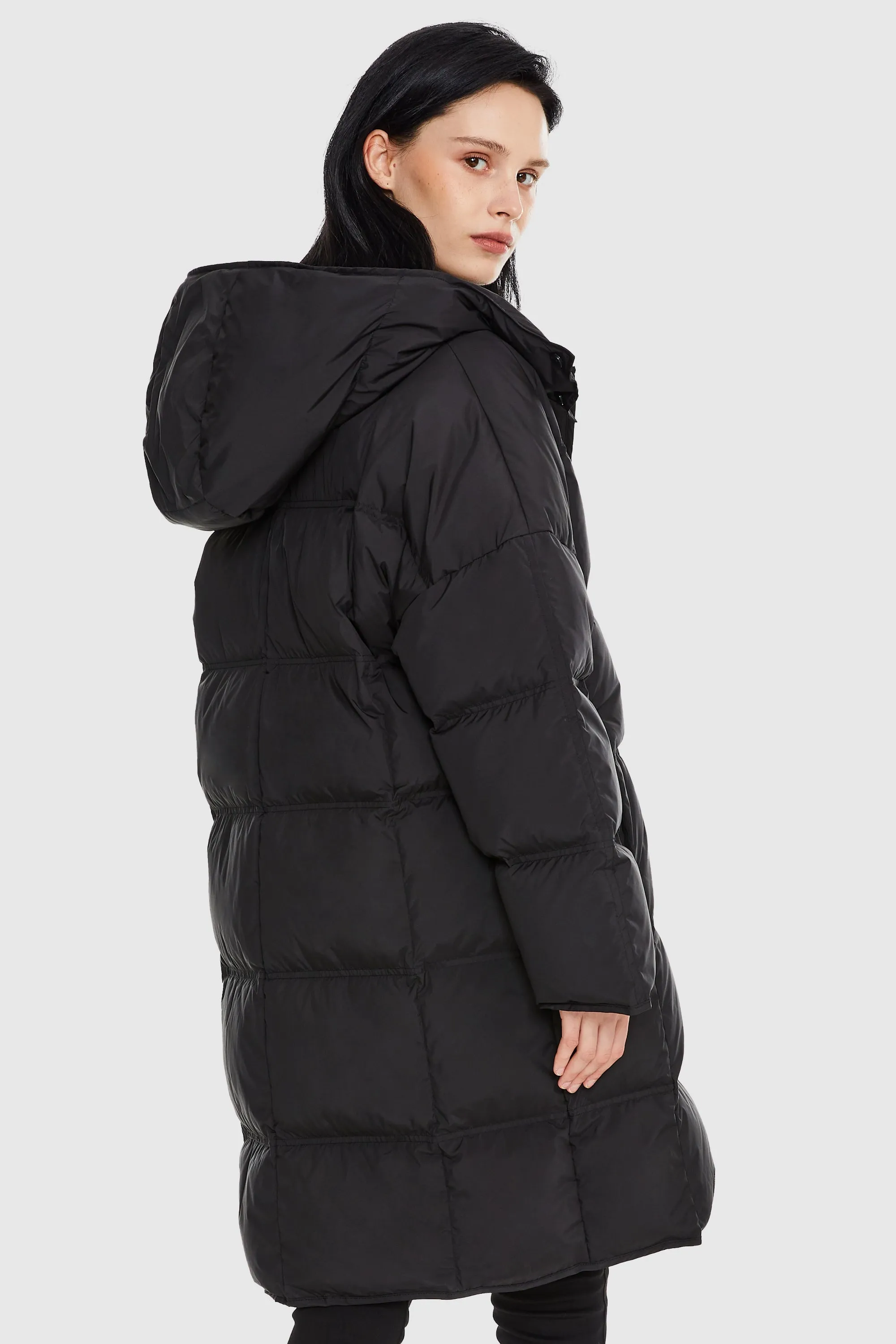 Puffy Puffer Jacket with Detachable Hood